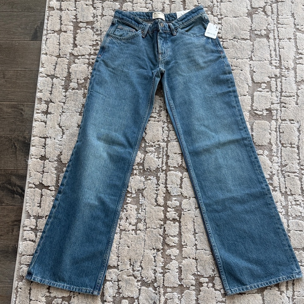 Free People 
We The Free Women's Boyfriend Jeans in Blue